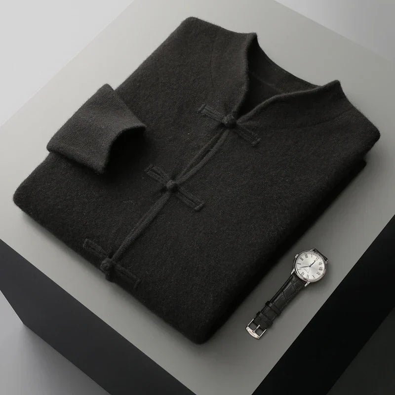 Cardigan raffinato da uomo per tutti i giorni