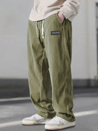 Pantaloni cargo da uomo in velluto a coste - Vestibilità comoda con tasche