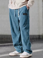 Pantaloni cargo da uomo in velluto a coste - Vestibilità comoda con tasche