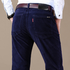Pantaloni da uomo in velluto a coste elasticizzati per un comfort che dura tutto il giorno