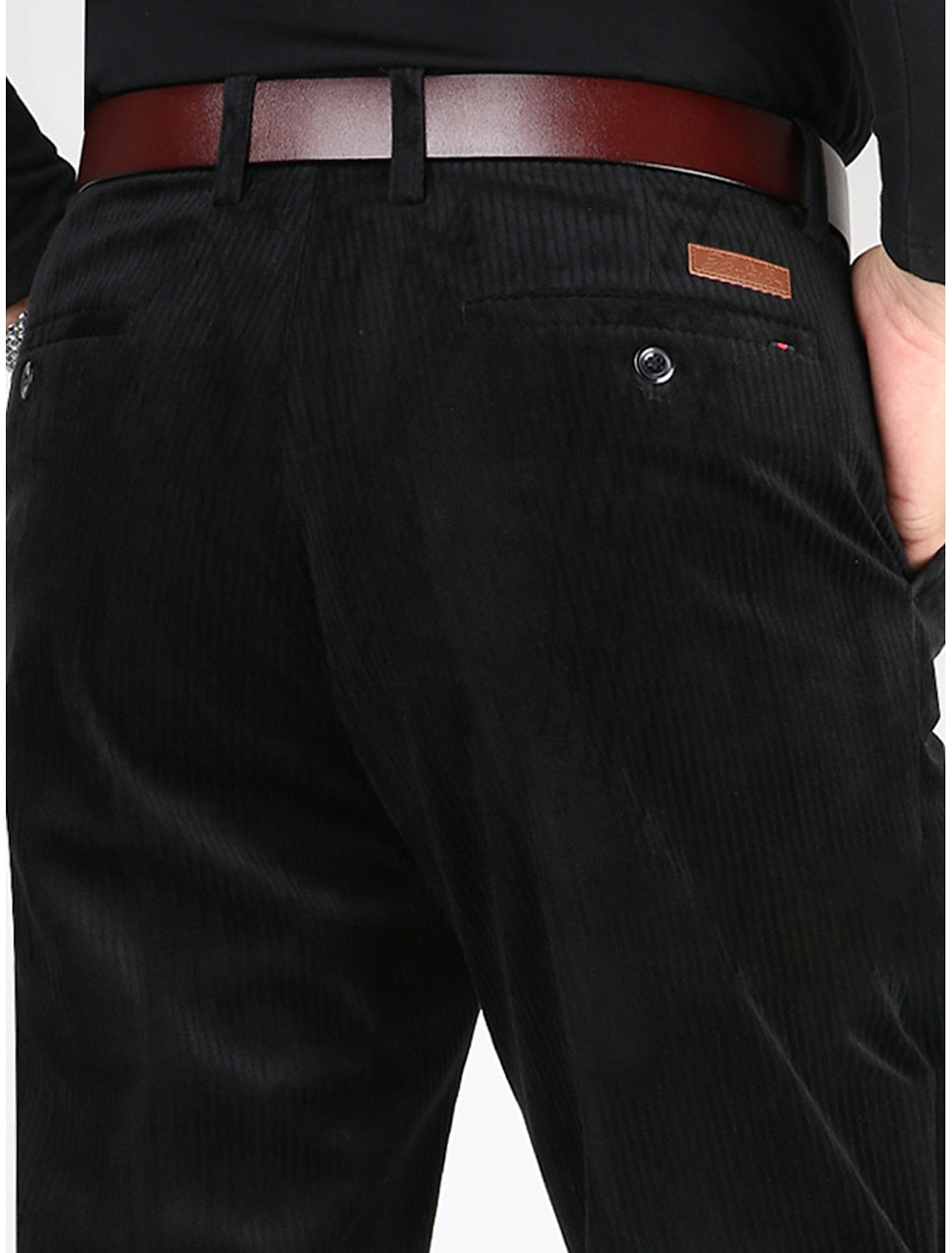 Pantaloni a coste strutturati da uomo per uno stile disinvolto