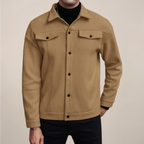 Giacca abbottonata alla moda da uomo per l'autunno e l'inverno