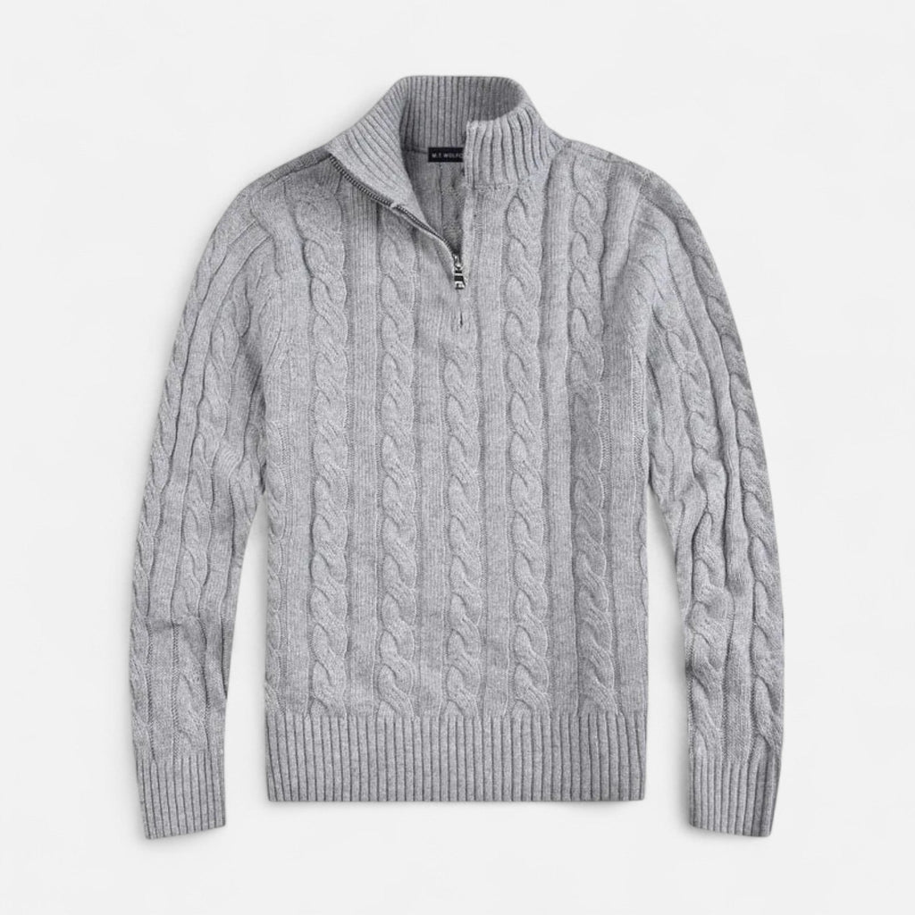 Elegante maglione cardigan aperto sul davanti da uomo per stratificazioni senza sforzo