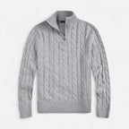 Elegante maglione cardigan aperto sul davanti da uomo per stratificazioni senza sforzo