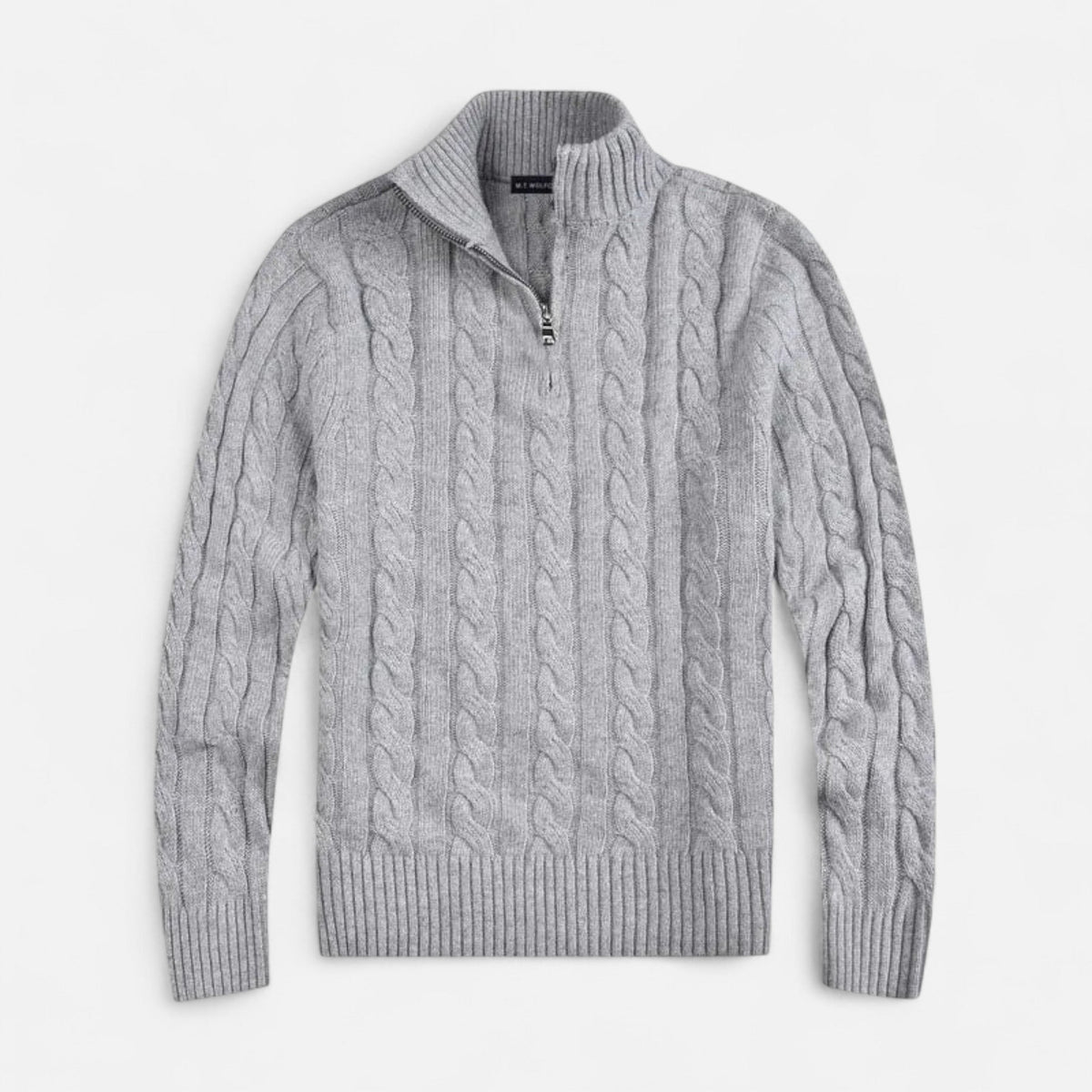 Elegante maglione cardigan aperto sul davanti da uomo per stratificazioni senza sforzo