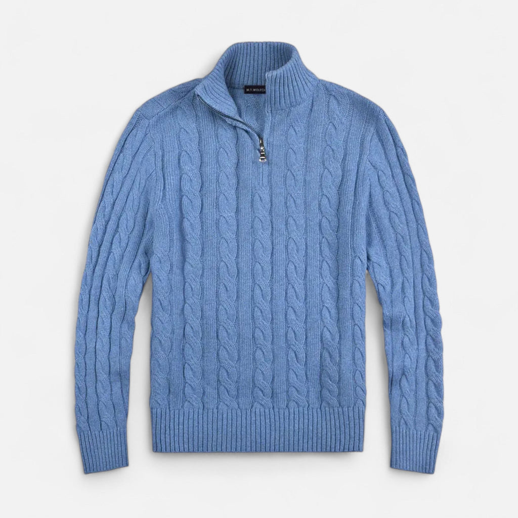 Elegante maglione cardigan aperto sul davanti da uomo per stratificazioni senza sforzo