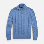 Elegante maglione cardigan aperto sul davanti da uomo per stratificazioni senza sforzo