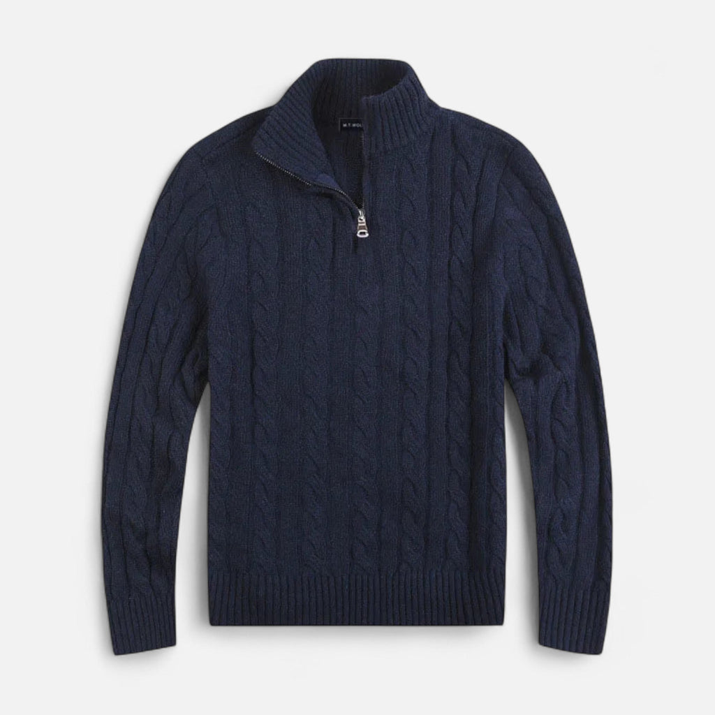 Elegante maglione cardigan aperto sul davanti da uomo per stratificazioni senza sforzo
