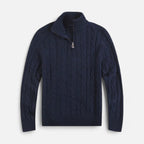 Elegante maglione cardigan aperto sul davanti da uomo per stratificazioni senza sforzo