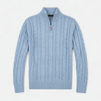 Elegante maglione cardigan aperto sul davanti da uomo per stratificazioni senza sforzo