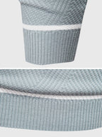 Maglione girocollo a righe alla moda da uomo: comfort per tutto il giorno