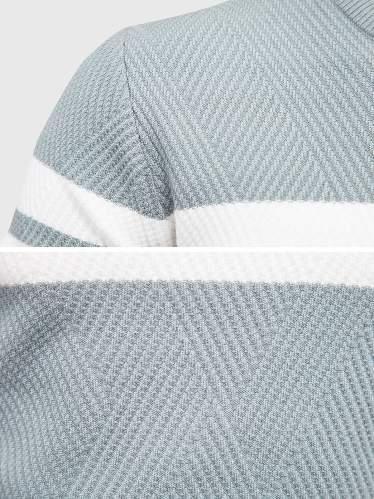 Maglione girocollo a righe alla moda da uomo: comfort per tutto il giorno