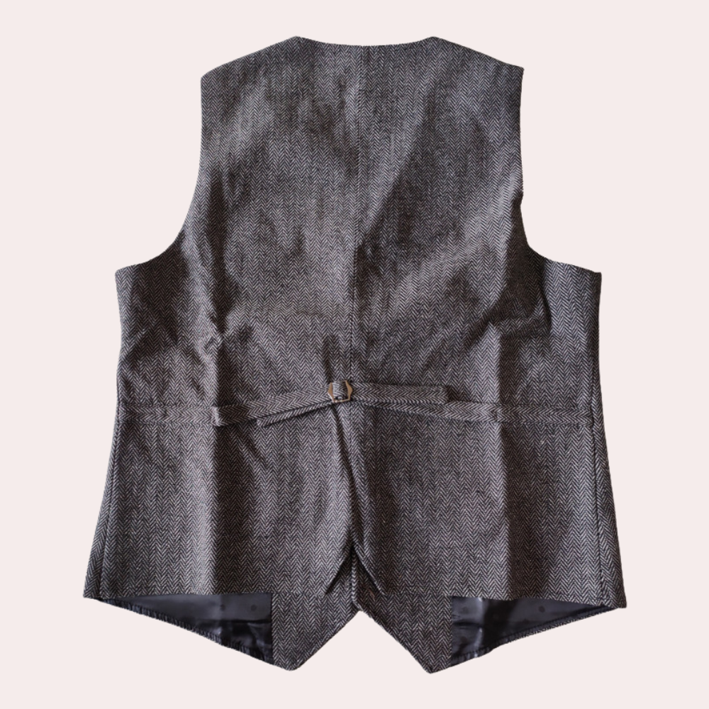 Gilet elegante da uomo in misto lana