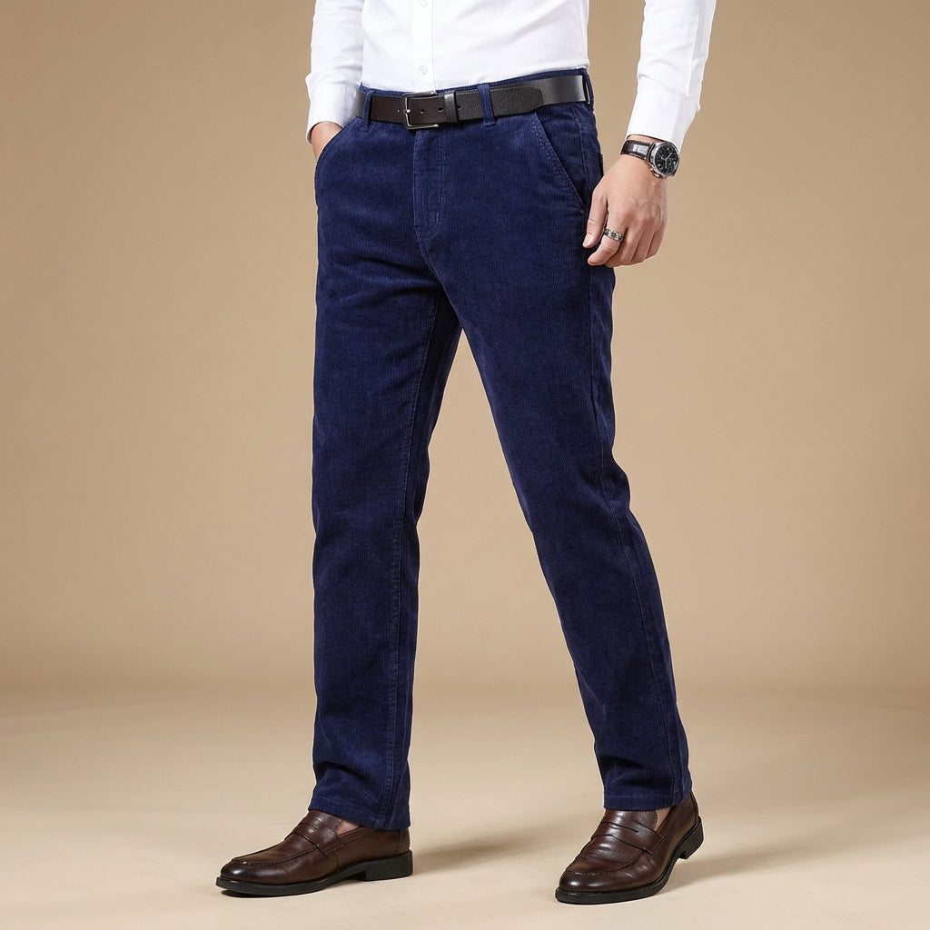 Pantaloni in velluto a coste da uomo: vestibilità comoda e su misura