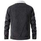 Giacca in pile ultracalda da uomo: colletto elegante e comfort