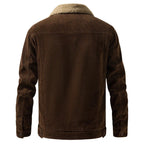 Giacca in pile ultracalda da uomo: colletto elegante e comfort