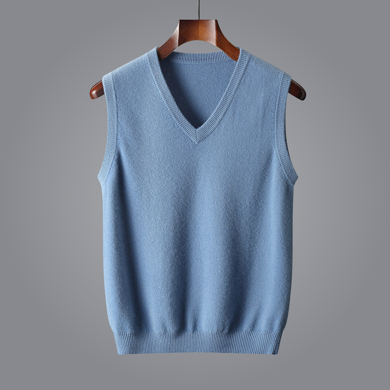 Gilet in maglia con scollo a V da uomo | Stratificazione casual intelligente