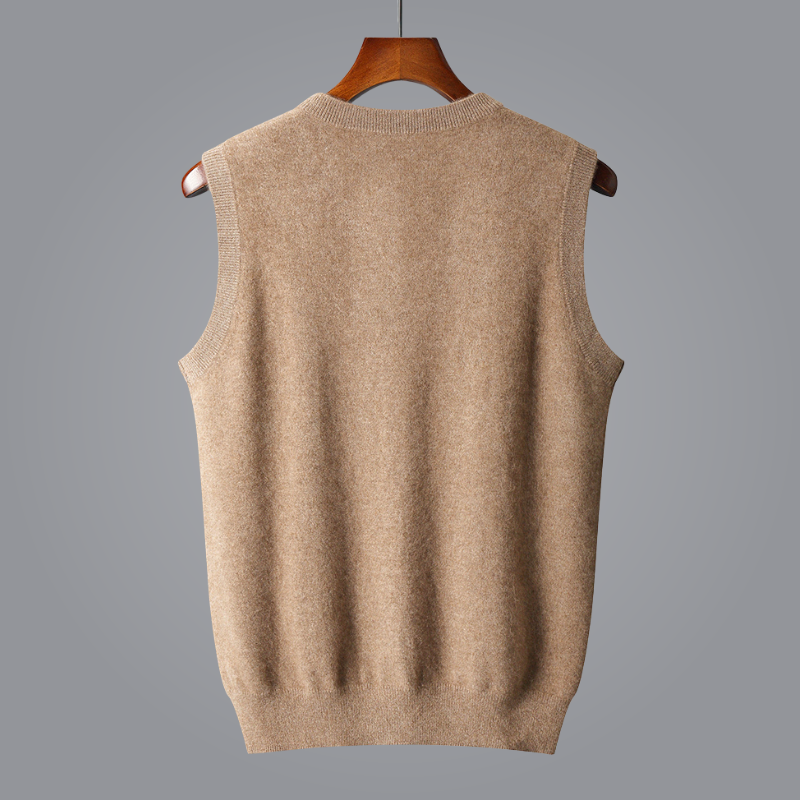 Gilet in maglia con scollo a V da uomo | Stratificazione casual intelligente