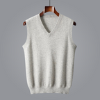 Gilet in maglia con scollo a V da uomo | Stratificazione casual intelligente