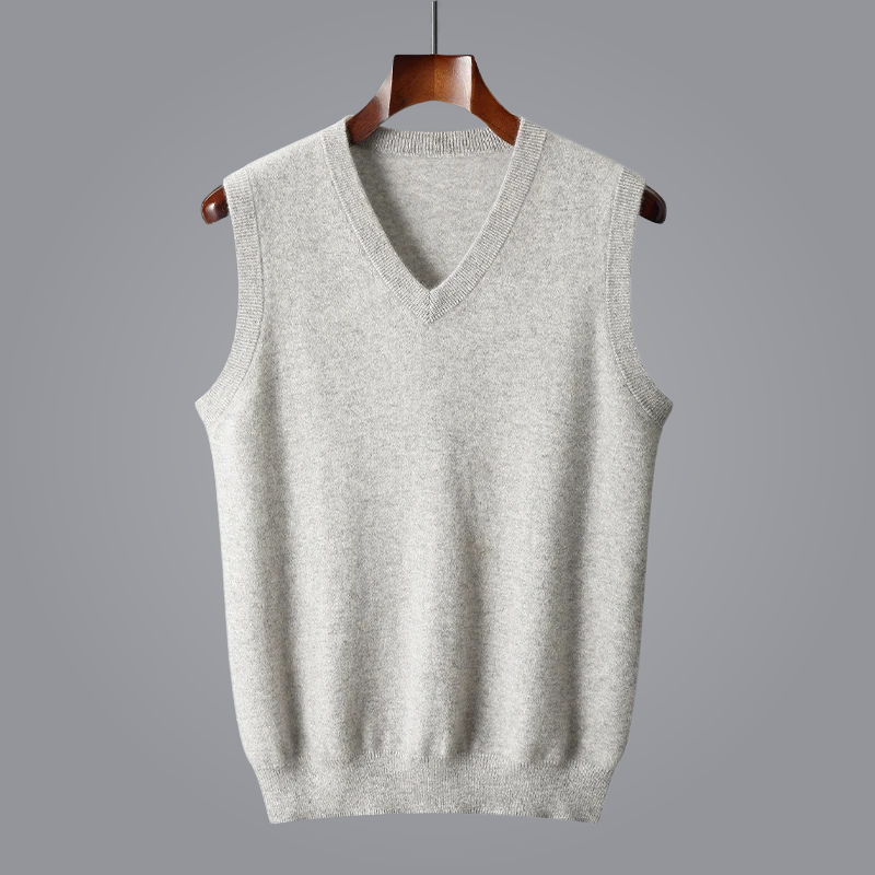 Gilet in maglia con scollo a V da uomo | Stratificazione casual intelligente
