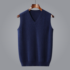 Gilet in maglia con scollo a V da uomo | Stratificazione casual intelligente