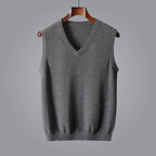 Gilet in maglia con scollo a V da uomo | Stratificazione casual intelligente