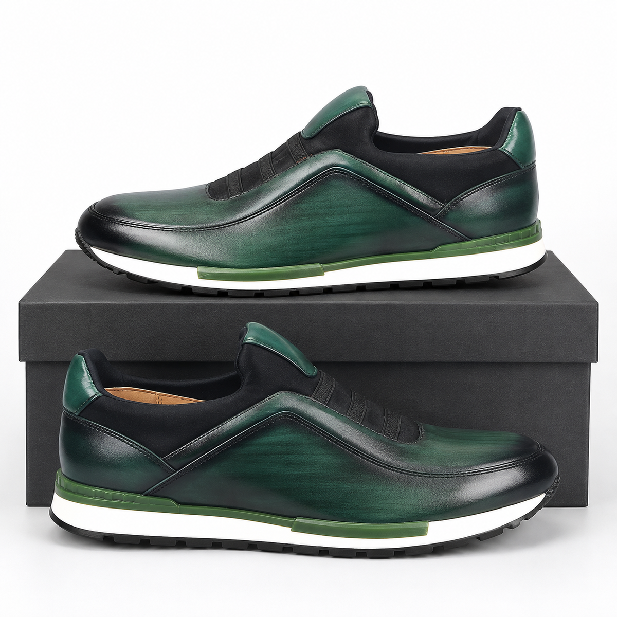 Scarpe eleganti brogue in pelle velour da uomo