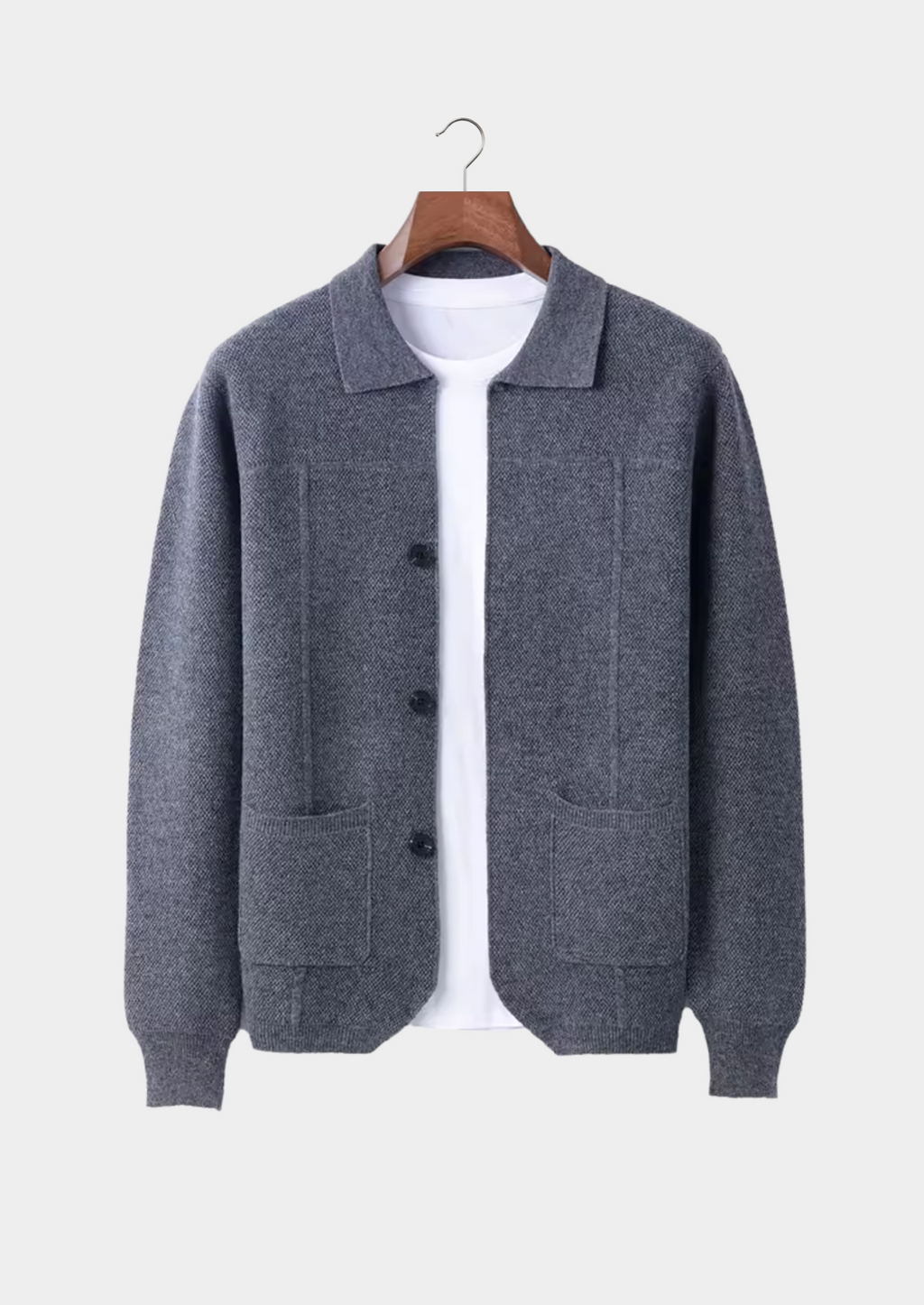 Maglione cardigan con bottoni da uomo - Stile versatile