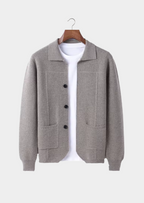 Maglione cardigan con bottoni da uomo - Stile versatile
