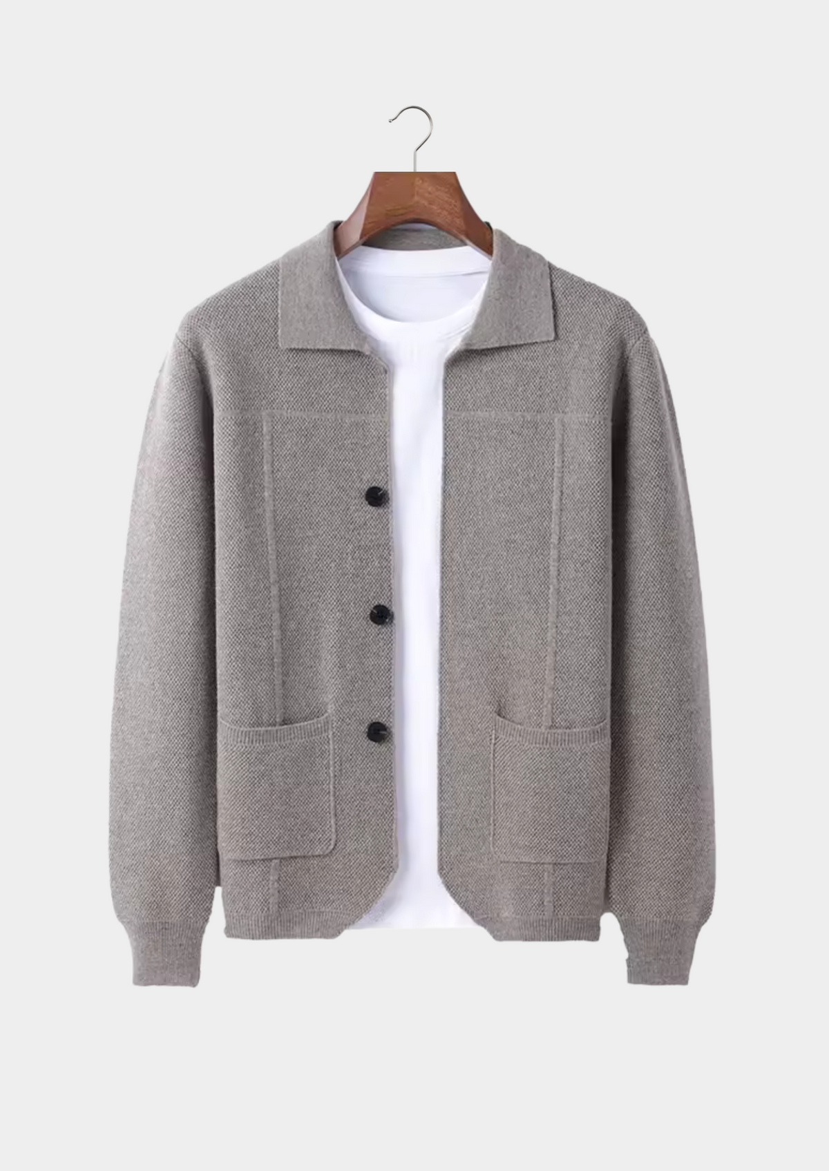 Maglione cardigan con bottoni da uomo - Stile versatile