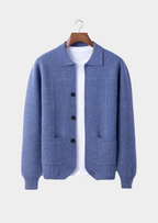 Maglione cardigan con bottoni da uomo - Stile versatile