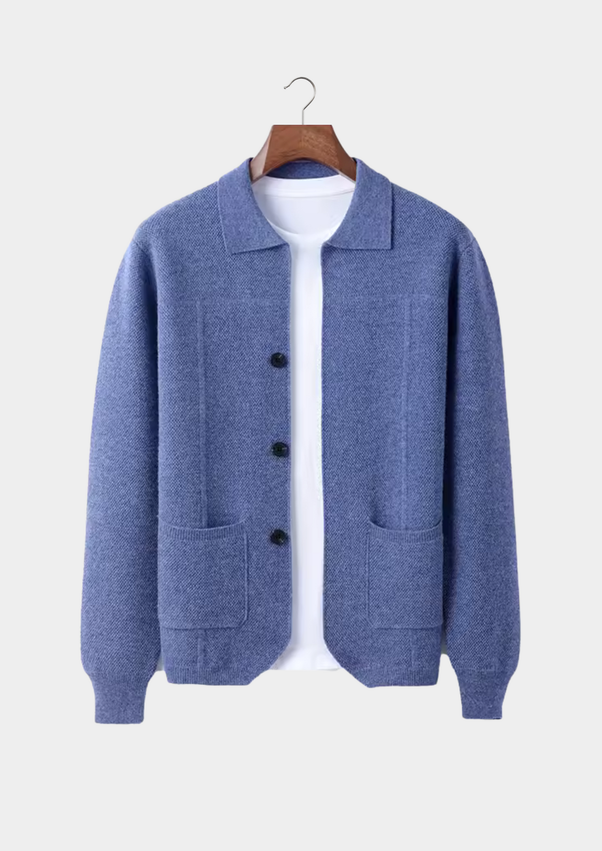 Maglione cardigan con bottoni da uomo - Stile versatile