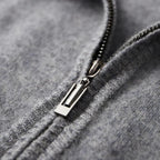 Giacca cardigan con zip intera versatile da uomo