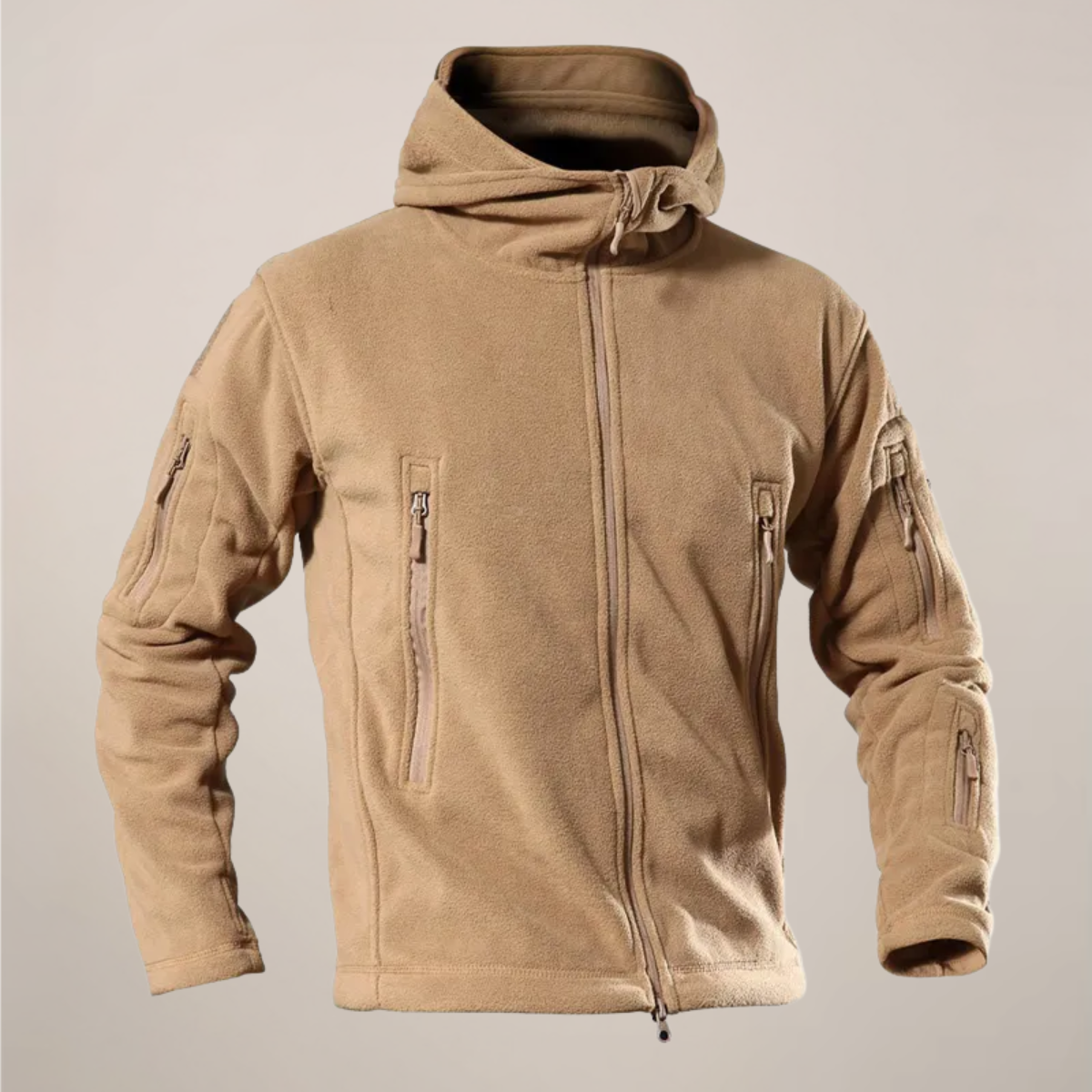 Giacca versatile con cappuccio da uomo per le avventure autunnali