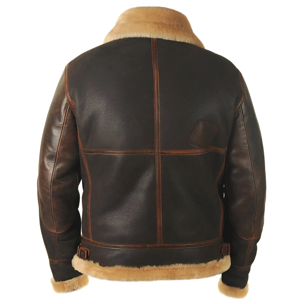 Calda giacca da pilota da uomo - Classico stile aviatore