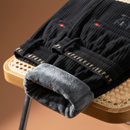 Caldi pantaloni a coste da uomo per il massimo comfort invernale