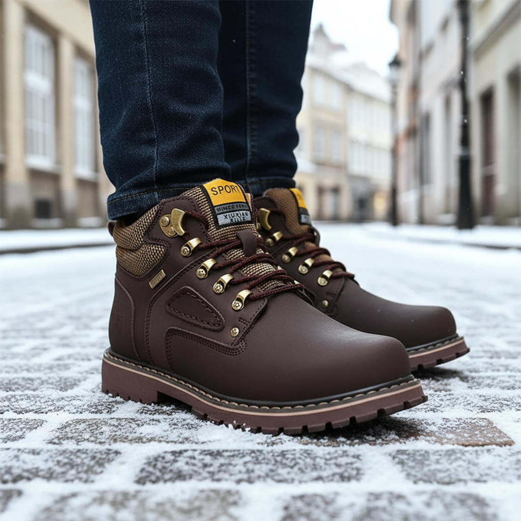 Scarpe invernali impermeabili da uomo per il comfort della stagione fredda