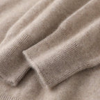 Maglione da uomo in lana e cashmere, morbido e caldo pullover in maglia, lavare solo a mano