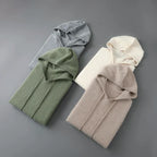 Maglione da uomo in lana e cashmere, morbido e caldo pullover in maglia, lavare solo a mano