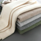 Maglione da uomo in lana e cashmere, morbido e caldo pullover in maglia, lavare solo a mano
