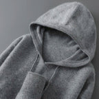 Maglione da uomo in lana e cashmere, morbido e caldo pullover in maglia, lavare solo a mano