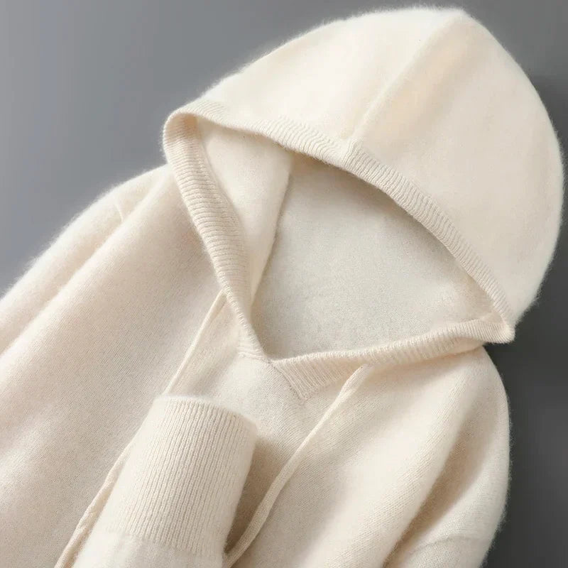 Maglione da uomo in lana e cashmere, morbido e caldo pullover in maglia, lavare solo a mano
