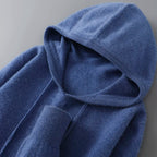 Maglione da uomo in lana e cashmere, morbido e caldo pullover in maglia, lavare solo a mano