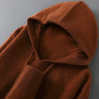 Maglione da uomo in lana e cashmere, morbido e caldo pullover in maglia, lavare solo a mano