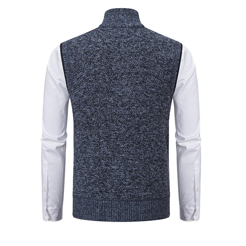 Gilet da uomo in maglia con zip: stratificazione elegante e calore