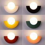 Lampada da parete a mezzaluna in metallo - LunaMetal