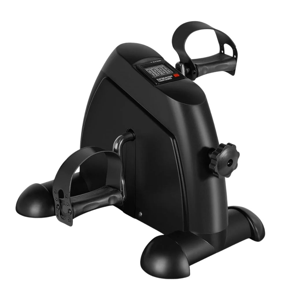Mini cyclette portatile da sotto scrivania con resistenza regolabile e display LCD