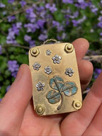 Mini Flower Press | Compattatore di fiori | Creatore di ricordi botanici | Strumento creativo portatile