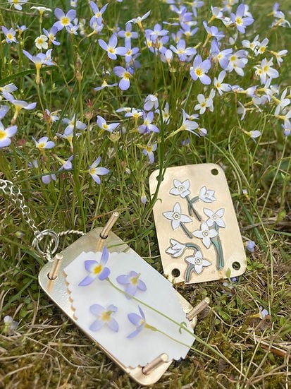 Mini Flower Press | Compattatore di fiori | Creatore di ricordi botanici | Strumento creativo portatile