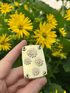 Mini Flower Press | Compattatore di fiori | Creatore di ricordi botanici | Strumento creativo portatile